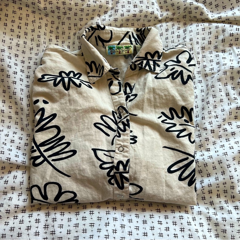 Linen button up